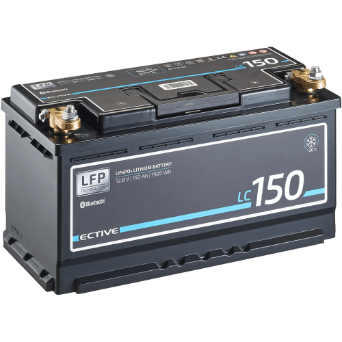 ECTIVE LC 150 LT 12V LiFePO4 Lithium Versorgungsbatterie 150 Ah