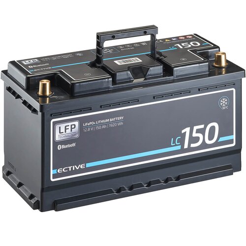 ECTIVE LC 150 LT 12V LiFePO4 Lithium Versorgungsbatterie 150 Ah