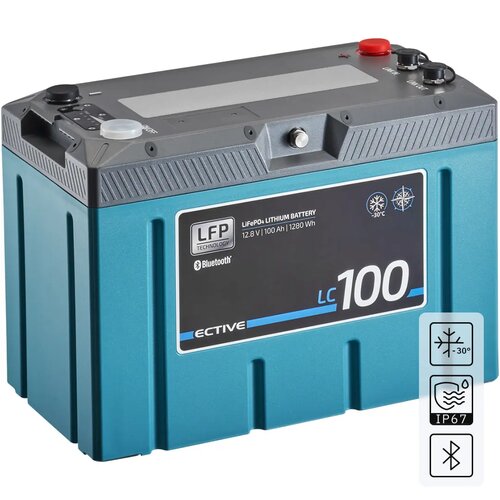 ECTIVE LC 100 Marine LT IP67 LiFePO4 Lithium...