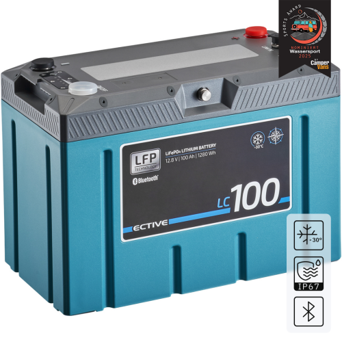 ECTIVE LC 100 Marine LT IP67 LiFePO4 Lithium Versorgungsbatterie