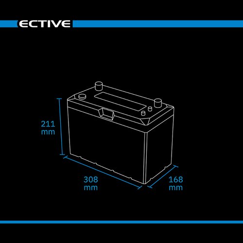 ECTIVE LC 100 Marine LT IP67 LiFePO4 Lithium Versorgungsbatterie