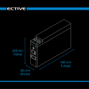 ECTIVE LC 120 SLIM LT 12V LiFePO4 Lithium Versorgungsbatterie 120Ah