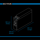 ECTIVE LC 200 SLIM LT 12V LiFePO4 Lithium Versorgungsbatterie 200Ah