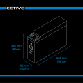 ECTIVE LC 300 SLIM LT 12V LiFePO4 Lithium Versorgungsbatterie 300Ah