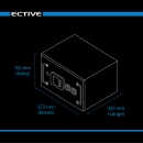 ECTIVE LC 150L LT 12V LiFePO4 Lithium Untersitzbatterie 150Ah