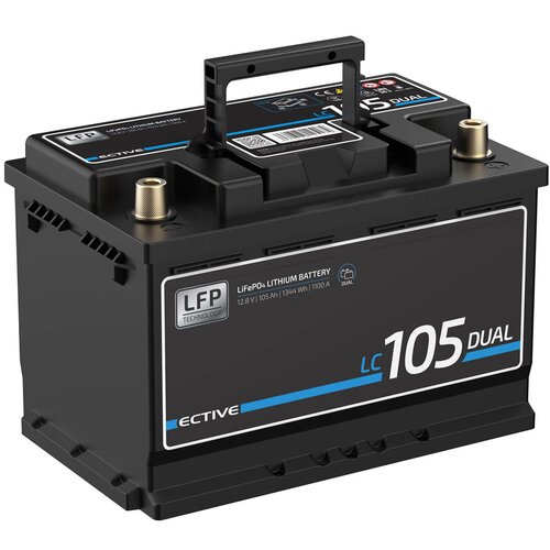 ECTIVE LC 105 Dual Versorgungsbatterie 105Ah 12V 1344Wh 1100A