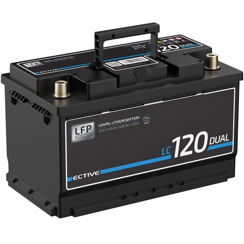 ECTIVE LC 120 Dual Versorgungsbatterie 120Ah 12V 1536Wh 1320A