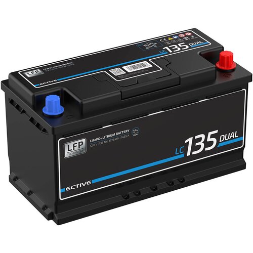 ECTIVE LC 135 Dual Versorgungsbatterie 135Ah 12V 1728Wh...