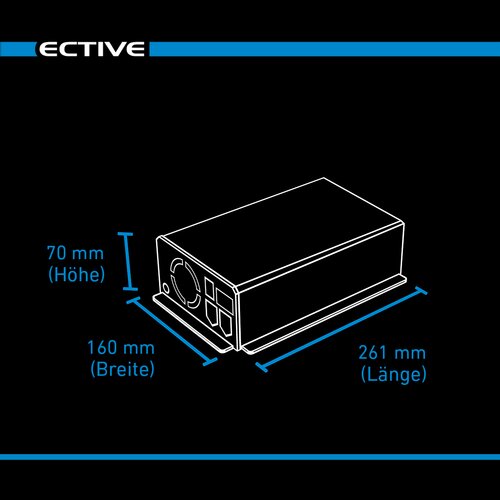 ECTIVE Multiload 75 Pro 75A/12V und 37,5A/24V Batterieladegert V2.0